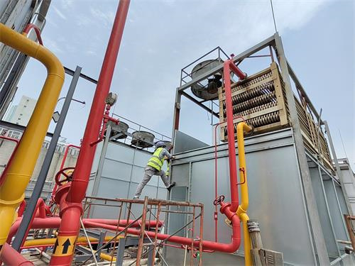高溫冷卻塔填料與配水系統的綜合使用(高溫冷卻塔填